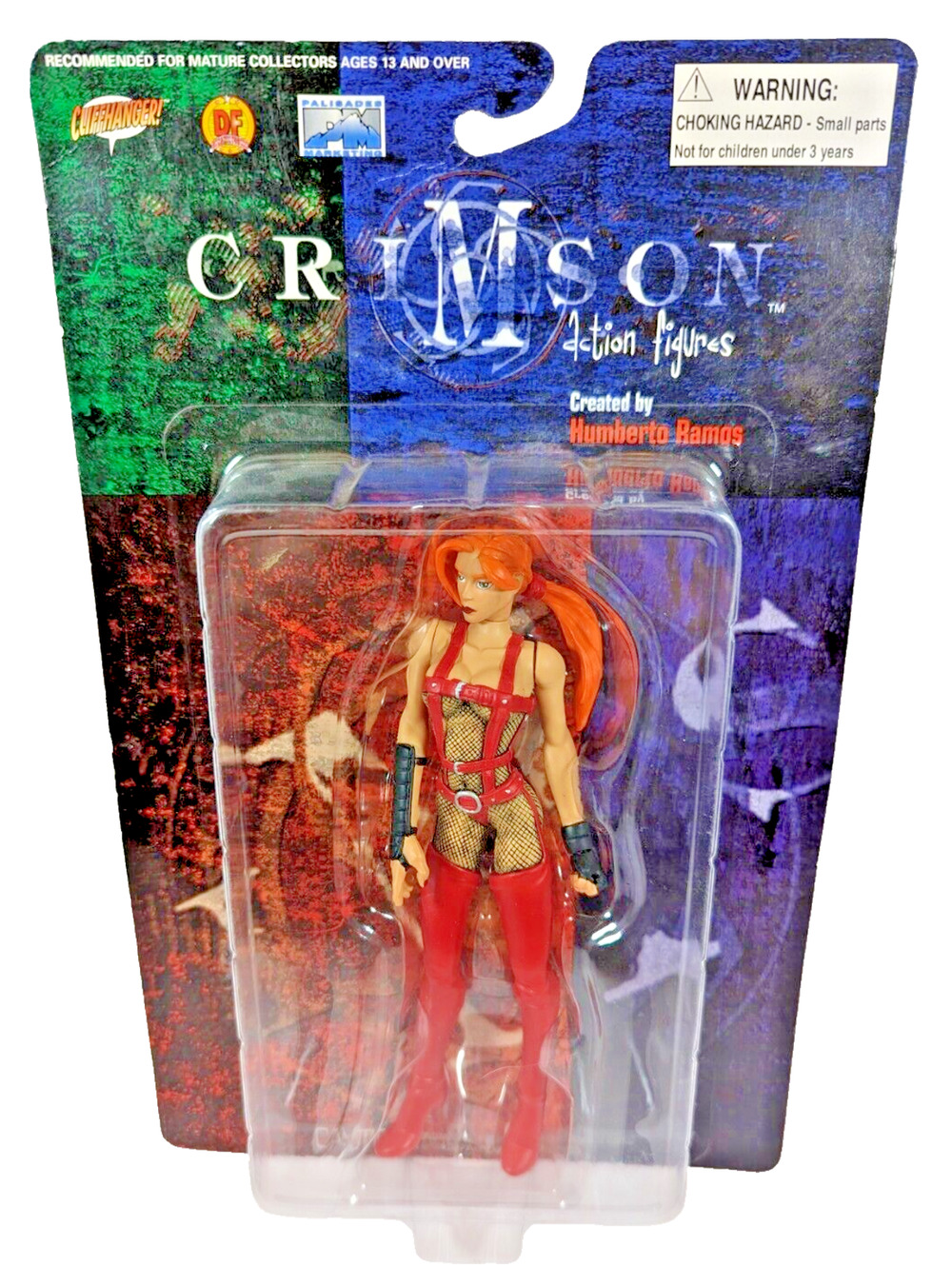 Crimson Action Figure Scarlet Humberto Ramos Red Costume Cliffhanger NIB 1999